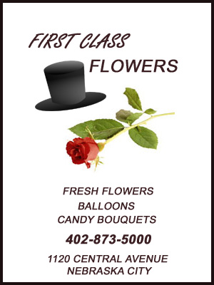 First Class Flowers, Nebraska City, Nebraska