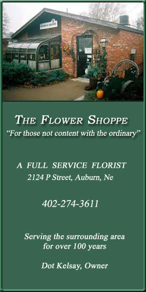 Flower Shoppe, Auburn, Nebraska
