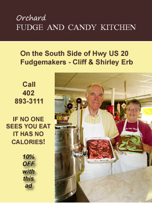 Fudge & Candy Kitchen, Orchard, Nebraska