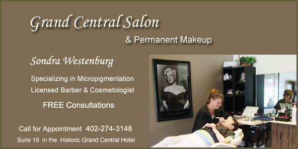 Grand Central Salon & Permanent Makeup, Sondra Westenburg, Auburn, NE