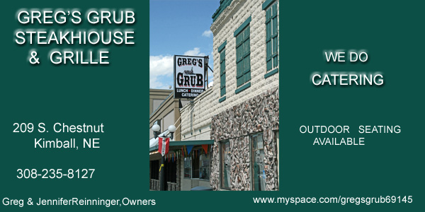 Greg's Grub Steakhouse and Grill, Kimball, Nebraska