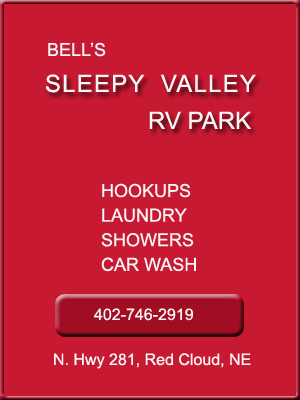 Bell's Sleepy Valley RV Park, Red Cloud, Nebraska
