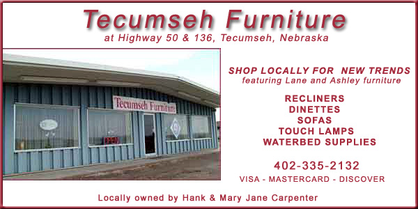 Tecumseh Furniture, Tecumseh, Nebraska, Hank and Mary Jane Carpenter, Owners