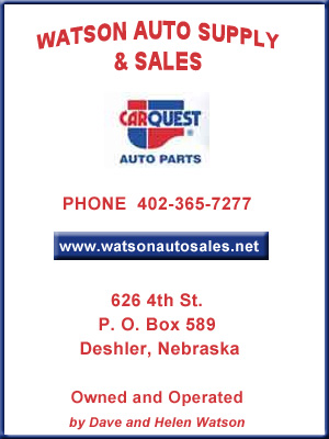 Watson Auto Supply and Sales, Deshler, Nebraska