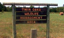 Wildlife Management Sign